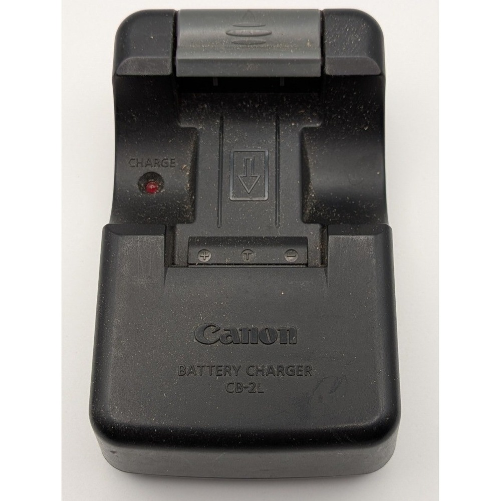 Canon Battery Charger CB-2L  OS Black Good Untested NB-1L Compatible